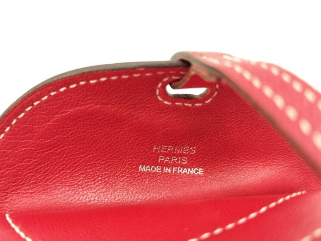 HERMES エルメス ショルダーバッグ インザループトゥーゴーPM ルージュトマト系 シェーブル レディース 美品
