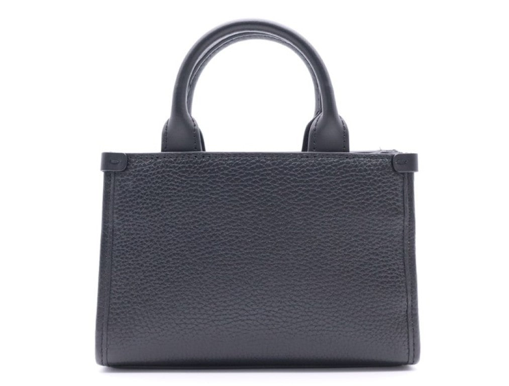 FURLA フルラ ハンドバッグ ニオベ マイクロトートバッグ ブラック系 レザー レディース 2WAY 美品
