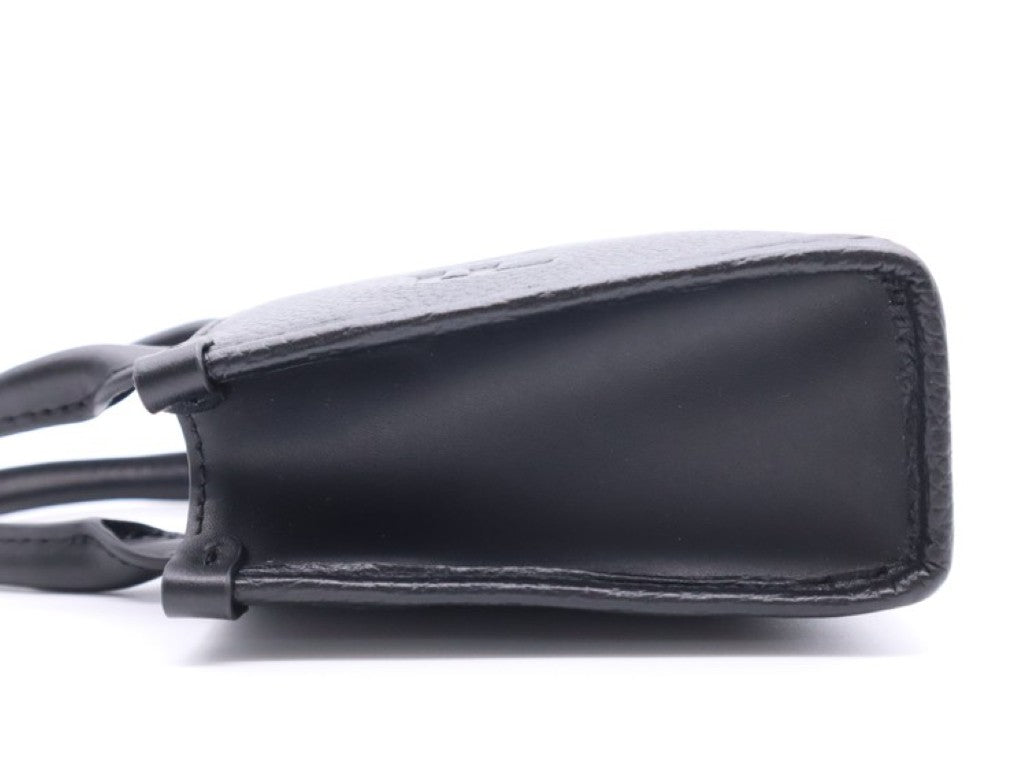 FURLA フルラ ハンドバッグ ニオベ マイクロトートバッグ ブラック系 レザー レディース 2WAY 美品