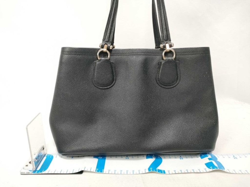 COACH コーチ ハンドバッグ 34563 ブラック系 レザー レディース 2WAY ゴールド金具