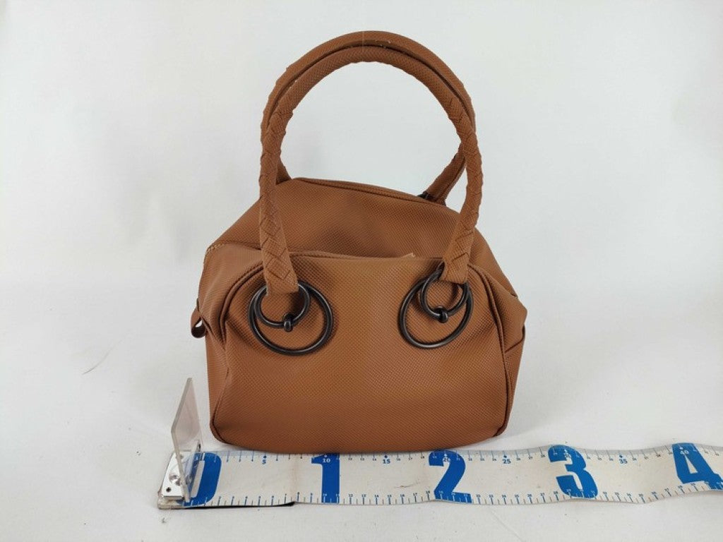 BOTTEGA VENETA ボッテガヴェネタ ハンドバッグ マルコポーロ 133156 ブラウン系 PVC レディース ミニボストンバッグ