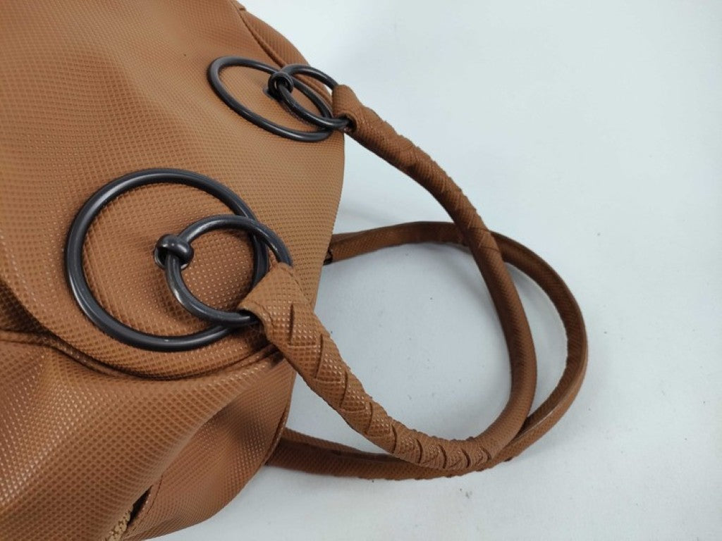 BOTTEGA VENETA ボッテガヴェネタ ハンドバッグ マルコポーロ 133156 ブラウン系 PVC レディース ミニボストンバッグ