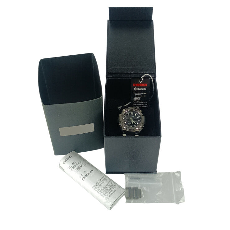 CASIO カシオ 腕時計 G-SHOCK G-STEEL GST-B600 Series GST-B600D-1AJF ブラック シルバー系 ステンレス メンズ 美品