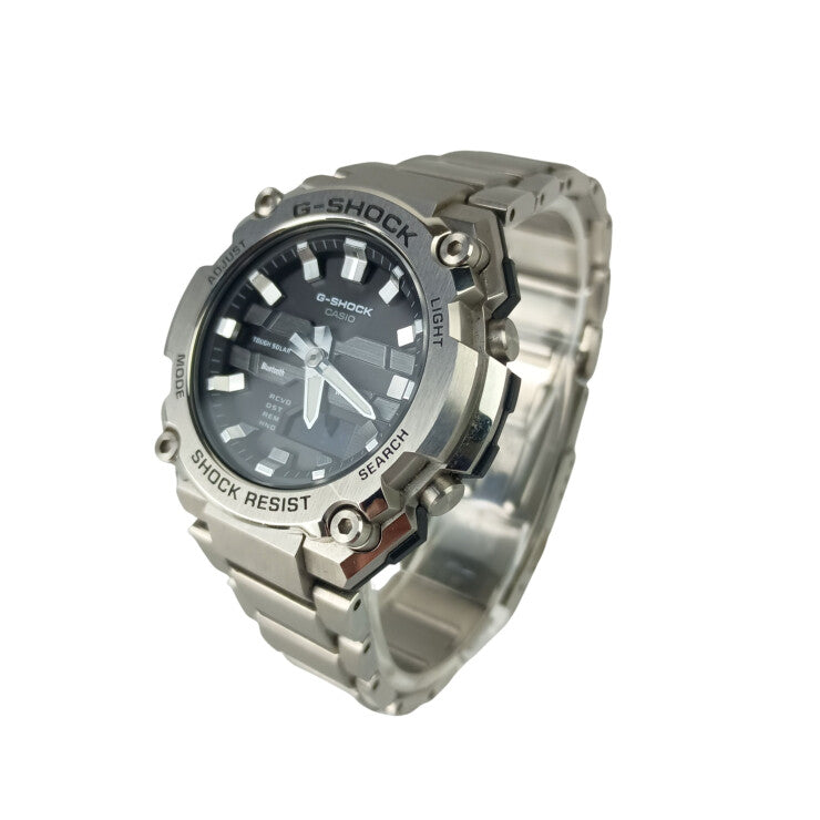 CASIO カシオ 腕時計 G-SHOCK G-STEEL GST-B600 Series GST-B600D-1AJF ブラック シルバー系 ステンレス メンズ 美品