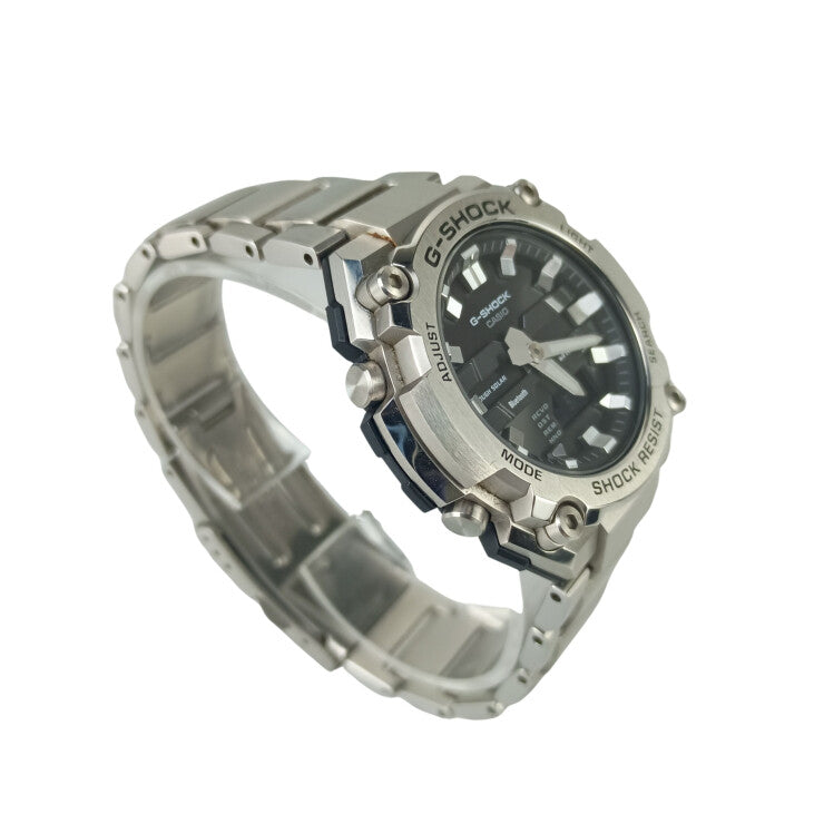 CASIO カシオ 腕時計 G-SHOCK G-STEEL GST-B600 Series GST-B600D-1AJF ブラック シルバー系 ステンレス メンズ 美品