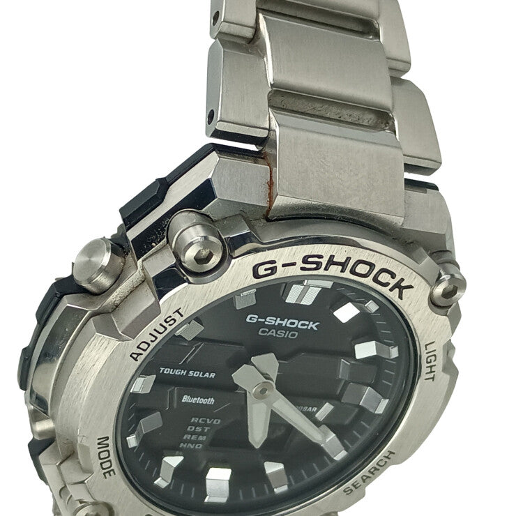 CASIO カシオ 腕時計 G-SHOCK G-STEEL GST-B600 Series GST-B600D-1AJF ブラック シルバー系 ステンレス メンズ 美品