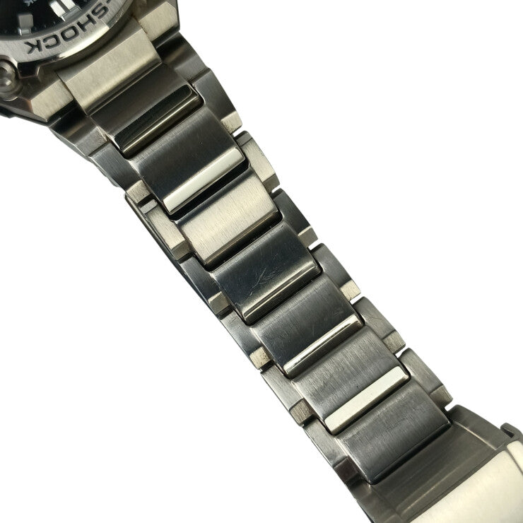 CASIO カシオ 腕時計 G-SHOCK G-STEEL GST-B600 Series GST-B600D-1AJF ブラック シルバー系 ステンレス メンズ 美品