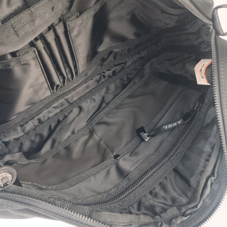 LUGGAGE LABEL ラゲッジレーベル ビジネスバッグ ZONE ブリーフケース 953 09214 ブラック系 ナイロン メンズ 2WAY ショルダーバッグ 吉田カバン 美品