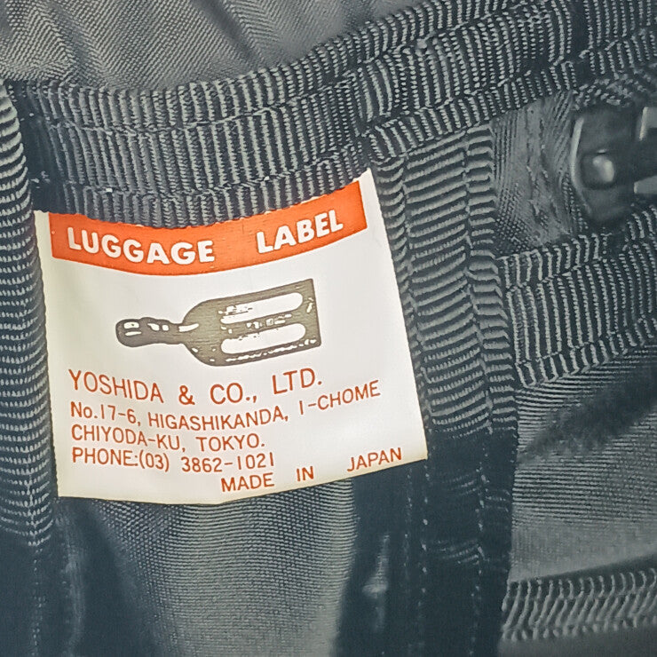 LUGGAGE LABEL ラゲッジレーベル ビジネスバッグ ZONE ブリーフケース 953 09214 ブラック系 ナイロン メンズ 2WAY ショルダーバッグ 吉田カバン 美品