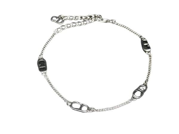 ChristianDior クリスチャンディオール ブレスレット CDロゴ シルバー メタル レディース 超美品