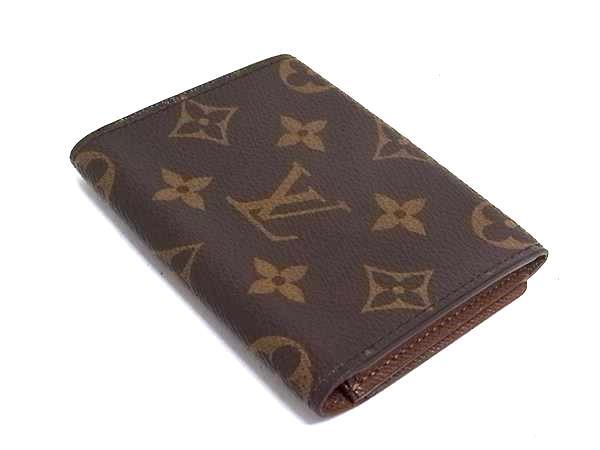 LOUIS VUITTON ルイヴィトン カードケース アンヴェロップ カルト ドゥ ヴィジット M62920 ブラウン モノグラム ユニセックス 美品