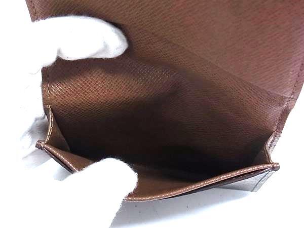 LOUIS VUITTON ルイヴィトン カードケース アンヴェロップ カルト ドゥ ヴィジット M62920 ブラウン モノグラム ユニセックス 美品