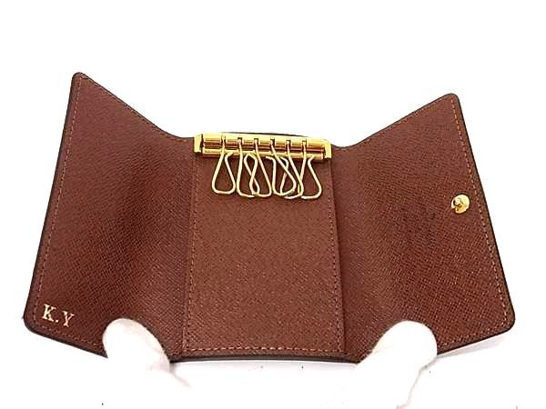 LOUIS VUITTON ルイヴィトン キーケース ミュルティクレ6 M62630 ブラウン モノグラム ユニセックス 6連 美品