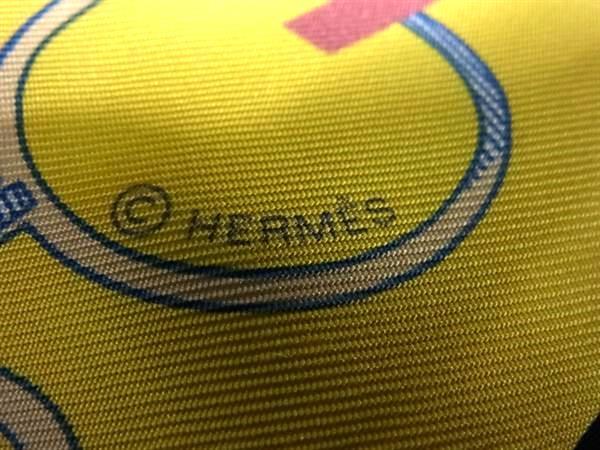 HERMES エルメス リボンスカーフ ツイリー マルチカラー シルク100% レディース Do Re Boucles 美品