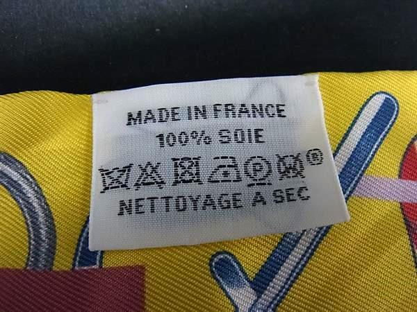 HERMES エルメス リボンスカーフ ツイリー マルチカラー シルク100% レディース Do Re Boucles 美品