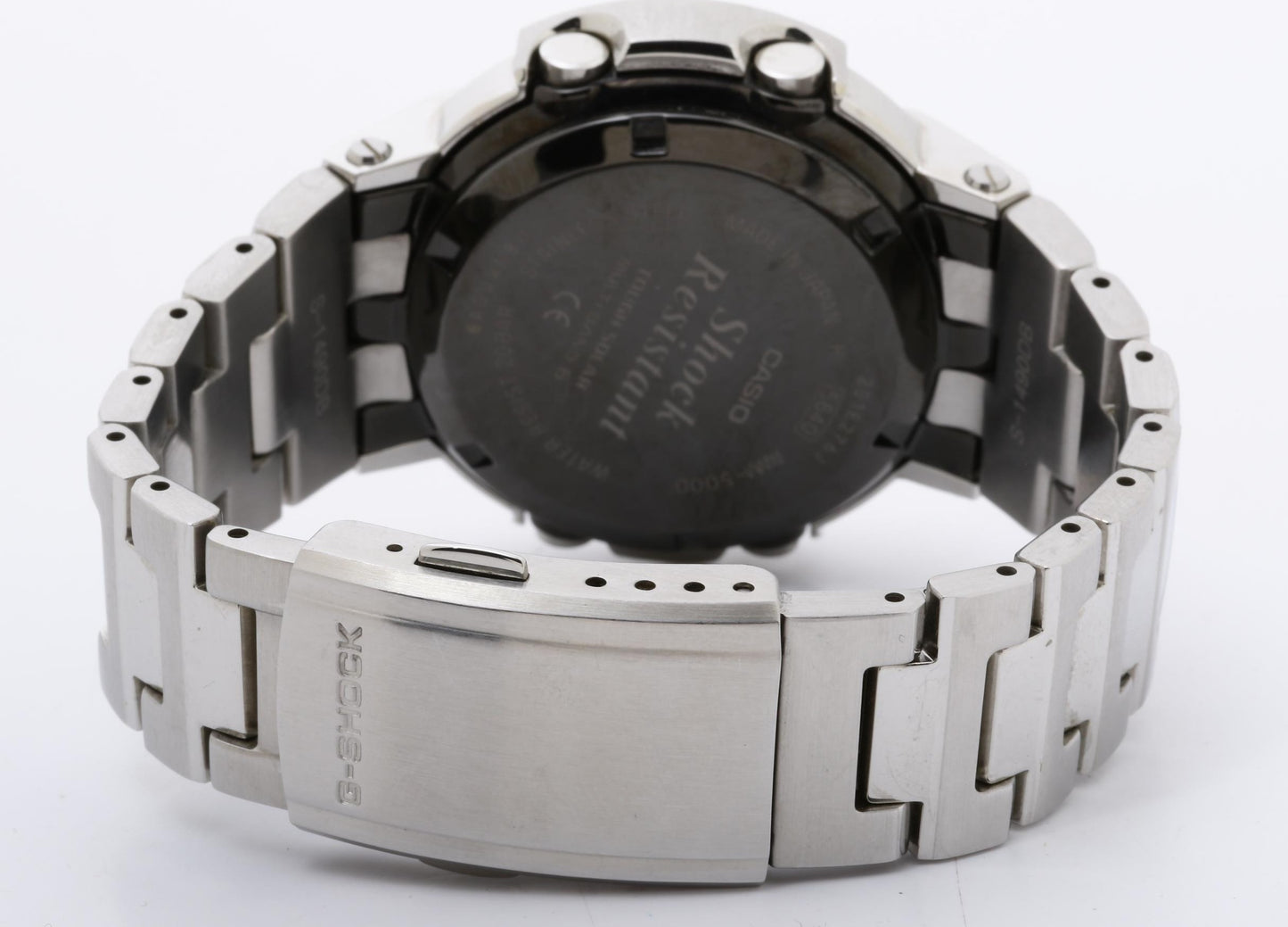 CASIO カシオ 時計 GSHOCK FULL METAL AW500 SERIES AWM500D1A8JF シルバー ステンレススチール メンズ デジアナ 美品