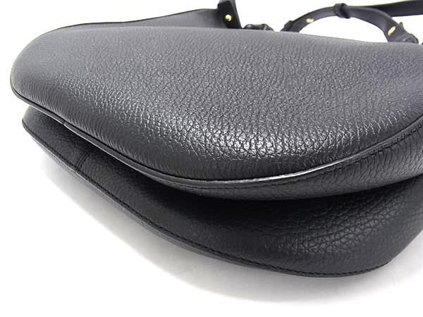 FURLA フルラ ハンドバッグ SFERA スフェラ S HOBO ブラック系 レザー レディース 2WAY ゴールド金具 超美品