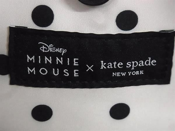 KATE SPADE ケイトスペード ハンドバッグ ディズニーコラボ ミニーマウス ブラック系×ホワイト系 レザー レディース 2WAY ゴールド金具 超美品