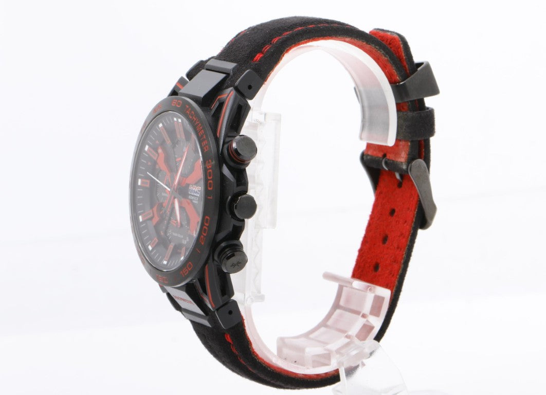 CASIO カシオ 時計 EDIFICE SOSPENSIONE エディフィス Honda Racing Red Edition EQB2000HR1AJR ブラック レッド ステンレススチール メンズ 鈴鹿サーキット60周年記念 アナログ 美品