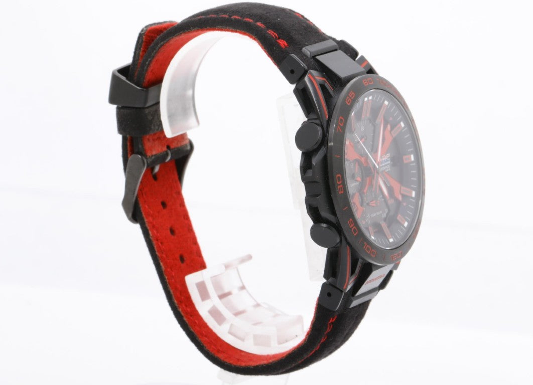 CASIO カシオ 時計 EDIFICE SOSPENSIONE エディフィス Honda Racing Red Edition EQB2000HR1AJR ブラック レッド ステンレススチール メンズ 鈴鹿サーキット60周年記念 アナログ 美品