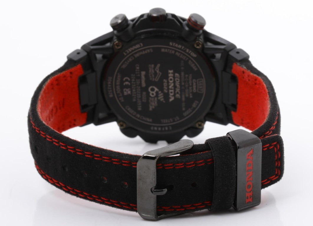 CASIO カシオ 時計 EDIFICE SOSPENSIONE エディフィス Honda Racing Red Edition EQB2000HR1AJR ブラック レッド ステンレススチール メンズ 鈴鹿サーキット60周年記念 アナログ 美品