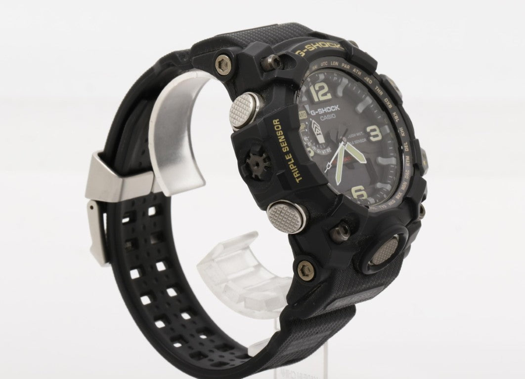 CASIO カシオ 時計 GSHOCK MASTER OF G LAND MUDMASTER GWG10001A3JF ブラック 樹脂／ステンレススチール メンズ アナデジ 美品