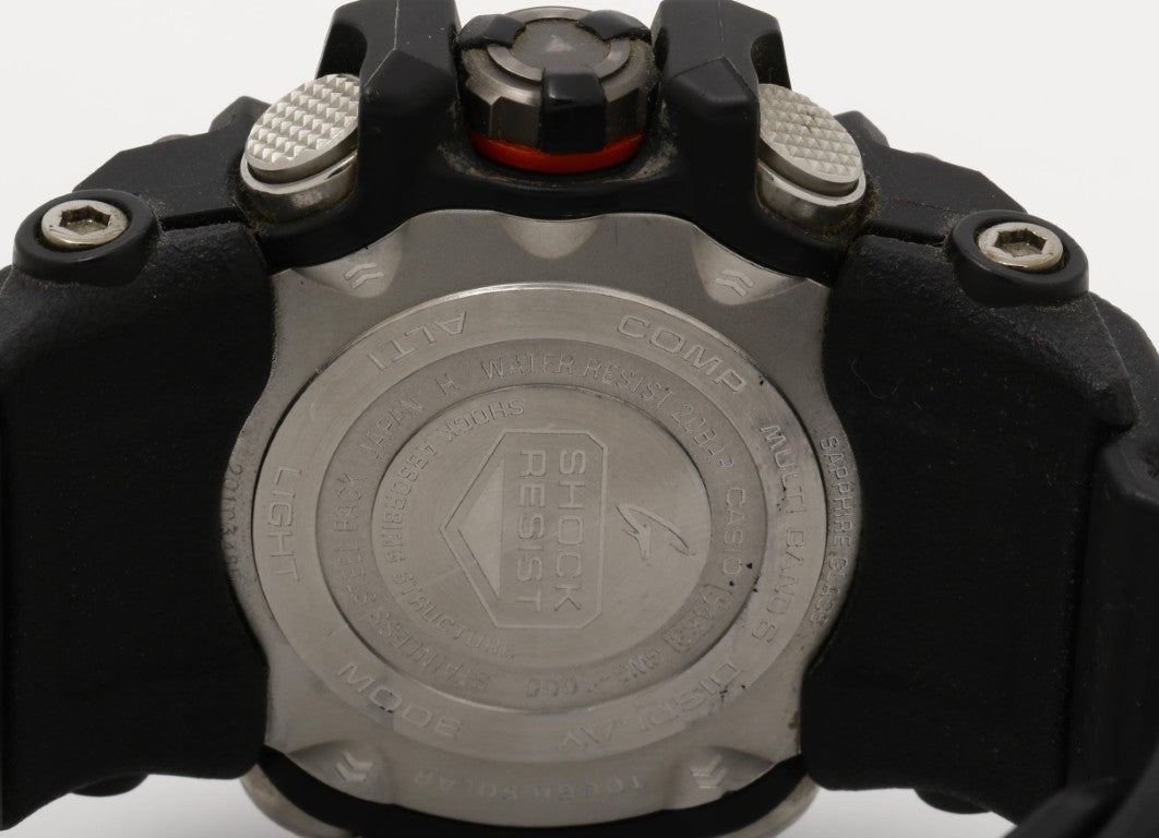 CASIO カシオ 時計 GSHOCK MASTER OF G LAND MUDMASTER GWG10001A3JF ブラック 樹脂／ステンレススチール メンズ アナデジ 美品