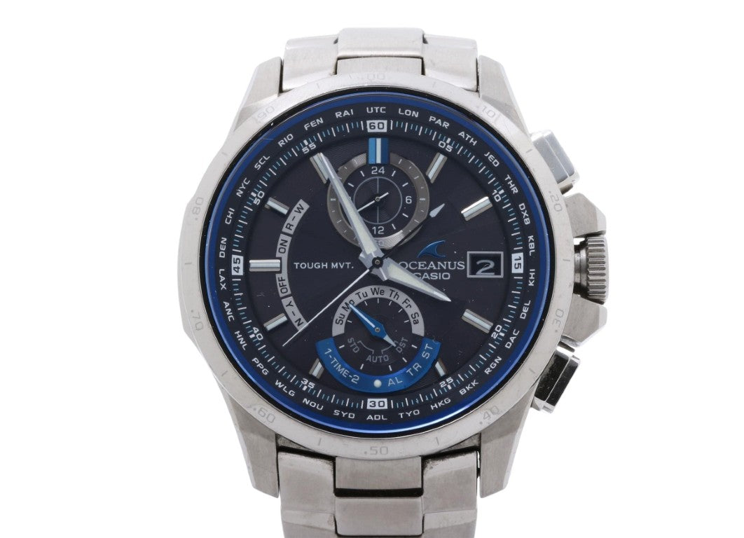 CASIO カシオ 時計 OCEANUS オシアナス OCWT10001AJF ブラック シルバー チタン メンズ アナログ