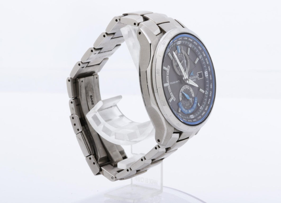 CASIO カシオ 時計 OCEANUS オシアナス OCWT10001AJF ブラック シルバー チタン メンズ アナログ