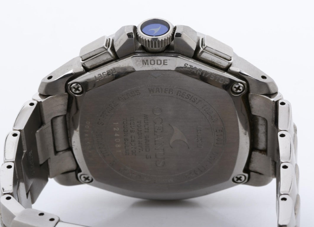 CASIO カシオ 時計 OCEANUS オシアナス OCWT10001AJF ブラック シルバー チタン メンズ アナログ