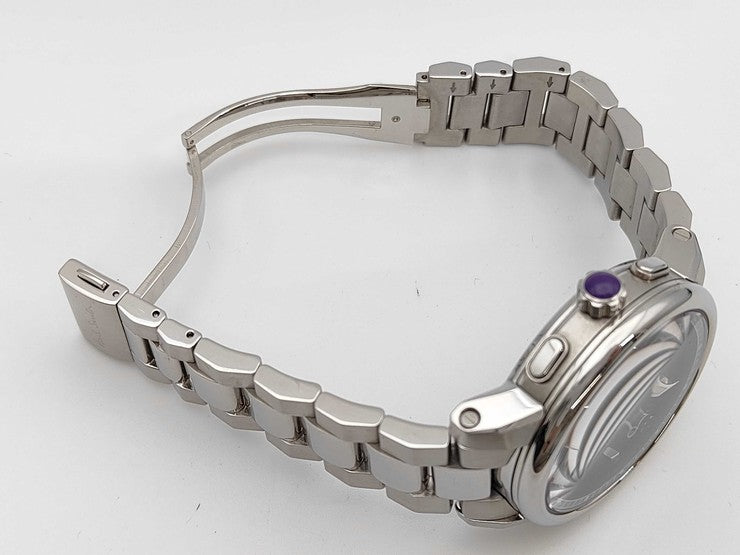 Paul Smith ポールスミス 腕時計 ノッティンガム YA40 S050804HST ブルー系文字盤 シルバー ステンレス メンズ クロノグラフ 美品
