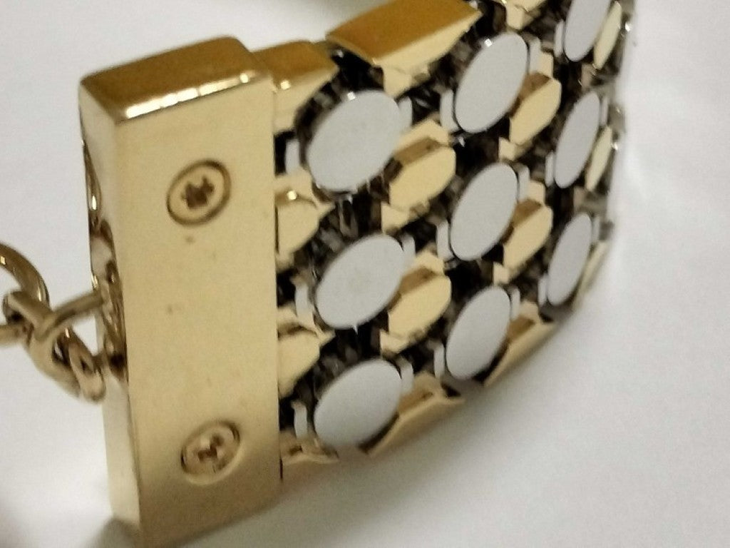 LOUIS VUITTON ルイヴィトン ブレスレット Futura Bracelet MP356A フュチュラ ブレスレット ゴールド シルバー系 メタル レディース モノグラム 美品