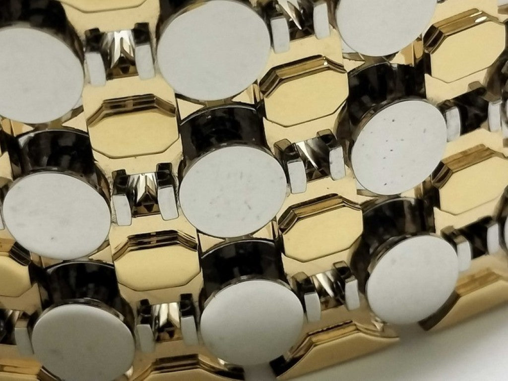 LOUIS VUITTON ルイヴィトン ブレスレット Futura Bracelet MP356A フュチュラ ブレスレット ゴールド シルバー系 メタル レディース モノグラム 美品