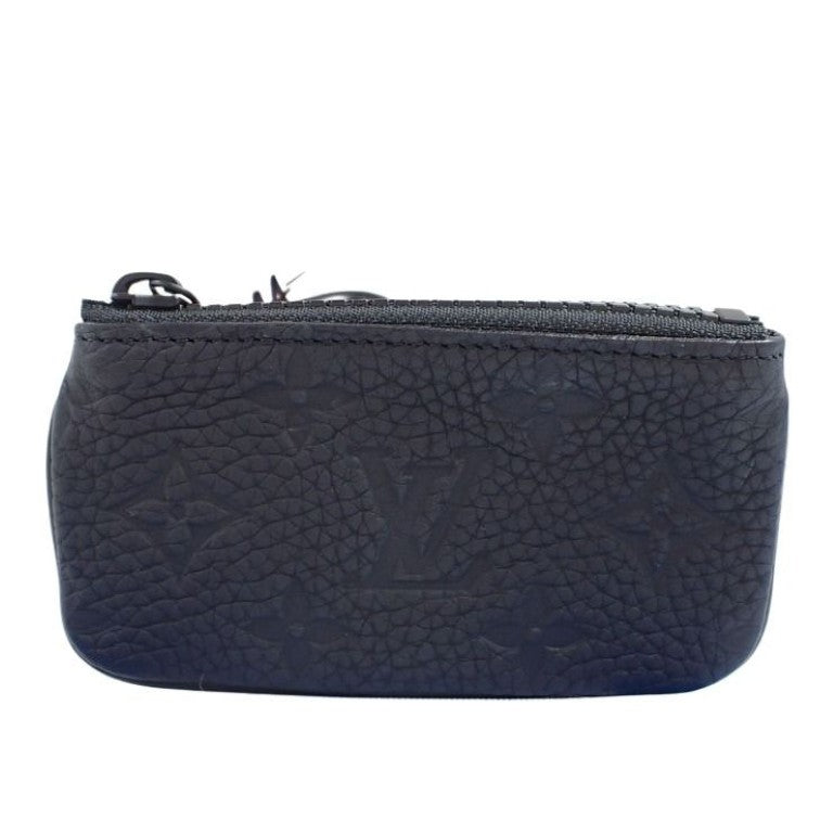 LOUIS VUITTON ルイヴィトン コインケース ポシェットクレ･ヴァージルアブロー M67452 ブラック系 トリヨンレザー メンズ 美品