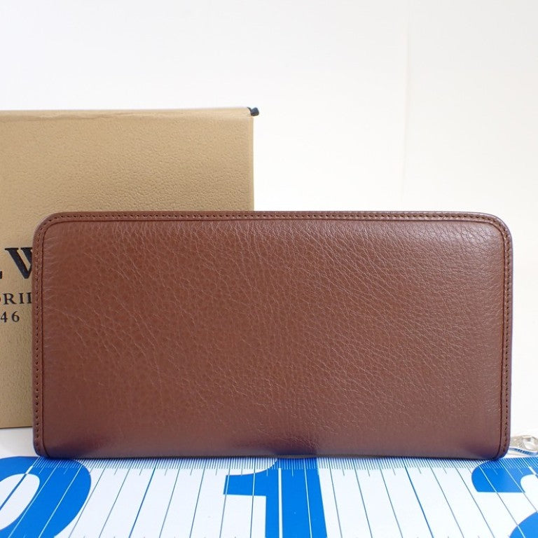 LOEWE ロエベ 長財布 ヘリテージ ブラウン系 レザー ユニセックス ラウンドファスナー 超美品