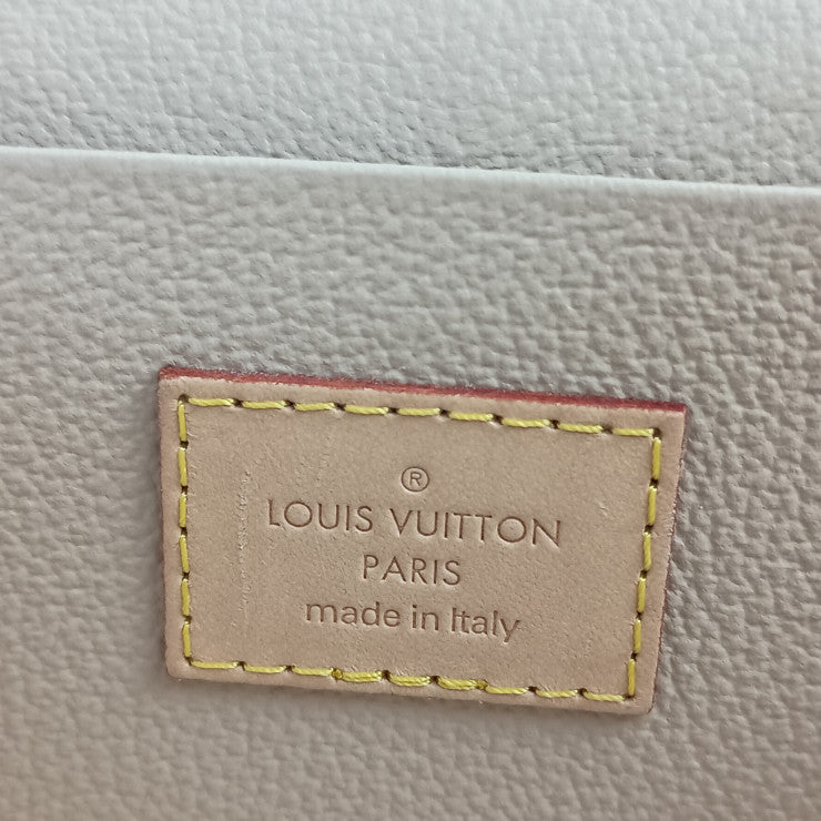 LOUIS VUITTON ルイヴィトン ハンドバッグ ニース ミニ M44495 ブラウン系 モノグラム レディース バニティバッグ ゴールド金具 美品
