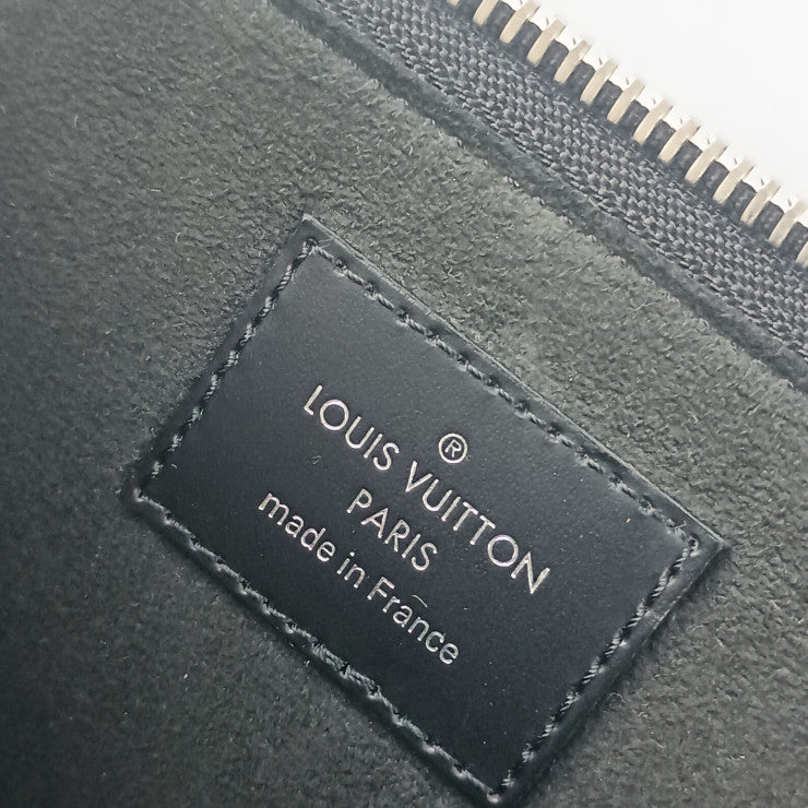 LOUIS VUITTON ルイヴィトン クラッチバッグ ポシェット・プラット M62092 エピ プラティーヌ系 エピ ユニセックス シルバー金具 美品