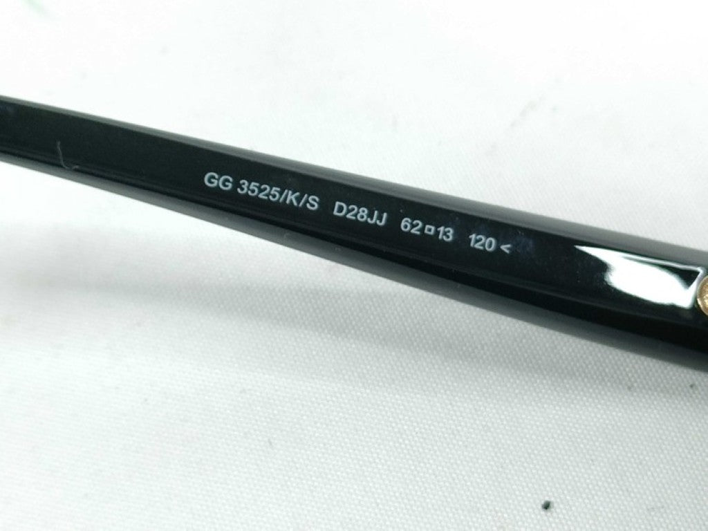 GUCCI グッチ メガネフレーム ラブリーハート GG3525/K/S ブラック系 プラスチック レディース