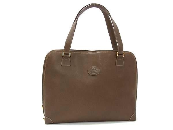GUCCI グッチ ビジネスバッグ オールドグッチ インターロッキングG 002・106・0101 ブラウン レザー ユニセックス