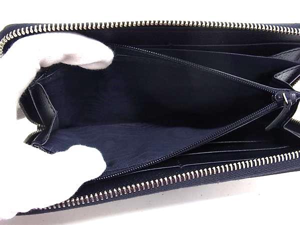 GUCCI グッチ 財布 オフィディア GGスプリーム 523154 ネイビー ベージュ PVC レザー ユニセックス ラウンドファスナー 長財布 シルバー金具 超美品