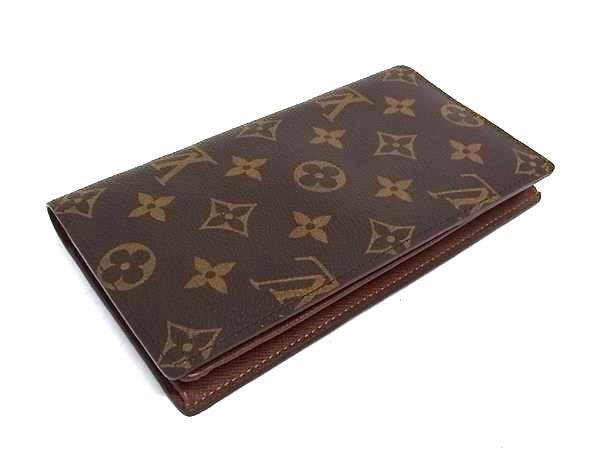 LOUIS VUITTON ルイヴィトン 財布 ポルトフォイユ コロンブス M60252 ブラウン モノグラム メンズ 二つ折り 長財布 美品
