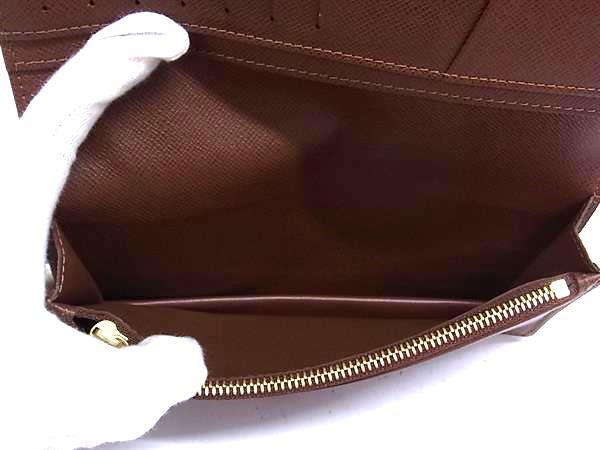 LOUIS VUITTON ルイヴィトン 財布 ポルトフォイユ コロンブス M60252 ブラウン モノグラム メンズ 二つ折り 長財布 美品