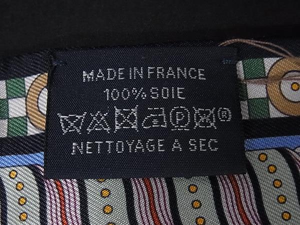 HERMES エルメス リボンスカーフ ツイリー マルチカラー シルク100% レディース Harnais en Rosace ハーネスの薔薇窓 新古未使用展示品