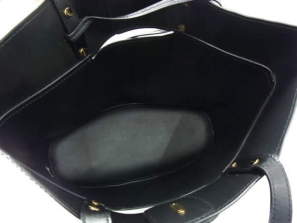 Chloe クロエ ハンドバッグ アビー ブラック レザー レディース ゴールド金具 美品