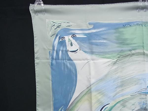 HERMES エルメス スカーフ カレ90 マルチカラー シルク100% レディース Smiles in Third Millenary 三千年紀の微笑 美品