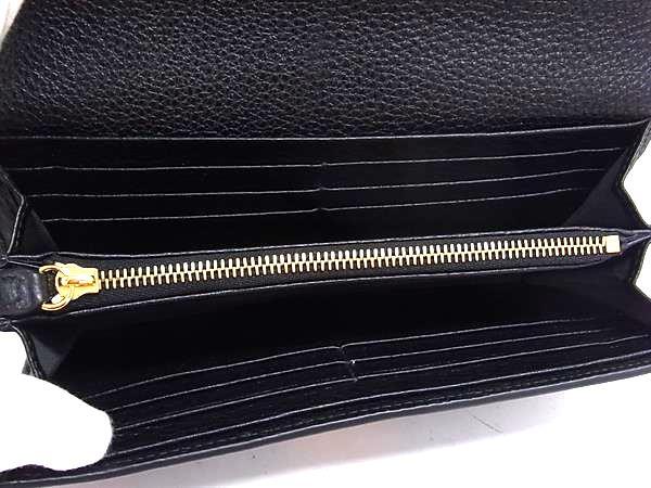 GUCCI グッチ 財布 ソフトビット コンチネンタルウォレット 828147 ブラック レザー ユニセックス 二つ折り 長財布 ゴールド金具 美品