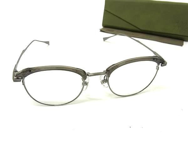 999.9 Four Nines フォーナインズ メガネ M-66 グレー系×シルバー系×レンズ クリア チタニウム ユニセックス 眼鏡 新品未使用展示品
