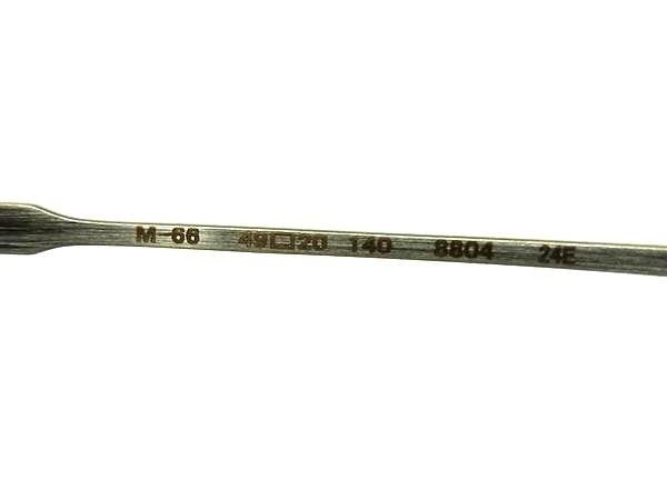 999.9 Four Nines フォーナインズ メガネ M-66 グレー系×シルバー系×レンズ クリア チタニウム ユニセックス 眼鏡 新品未使用展示品