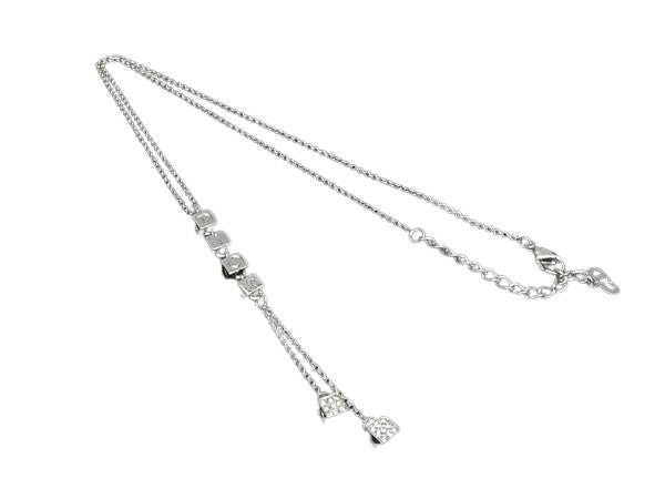 ChristianDior ディオール ネックレス シルバー系 メタル レディース 美品