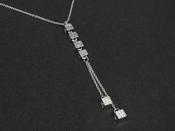 ChristianDior ディオール ネックレス シルバー系 メタル レディース 美品